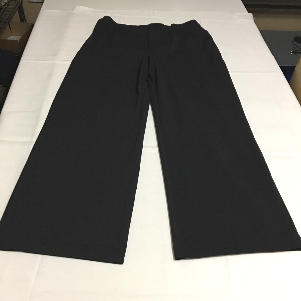 Halara Flex DayStretch High Waisted Pocket Straight Leg Work Pants Large Black
